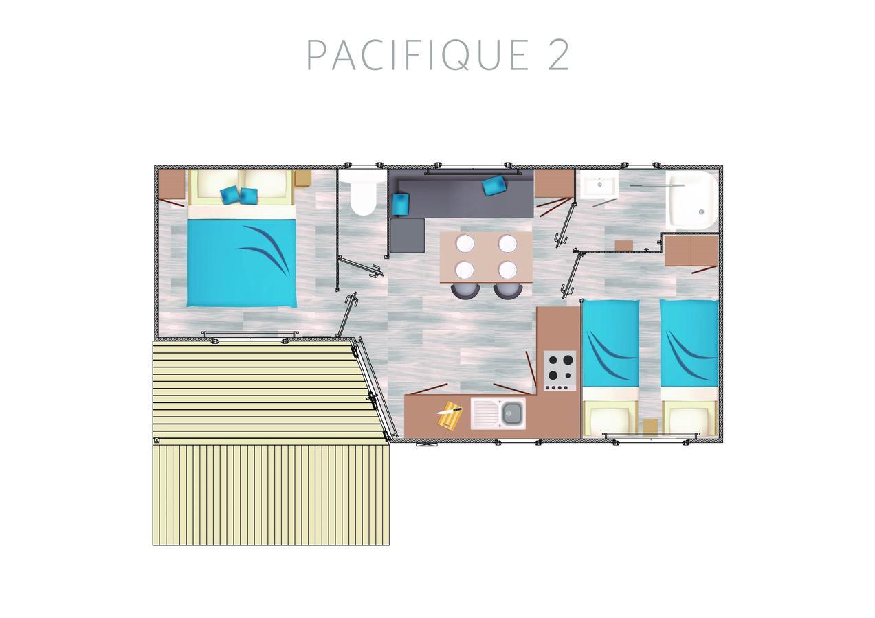 Hotel Camping Le Panoramic Binic Exteriér fotografie